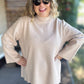 Cozy & Chic Curvy Oatmeal Sweater