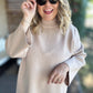 Cozy & Chic Curvy Oatmeal Sweater