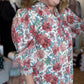 Daisy Daydream Curvy Rust Mix Floral Mini Dress