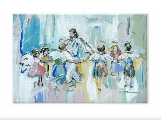 "Dancing With Jesus"on Canvas by Chelsea Mcshane Art