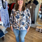 Dare to Dream Plus-Size Watercolor Floral Top
