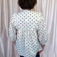 Dashing in Dots Plus-Size Cream & Brown Polka Dot Top