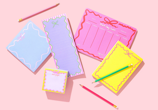Don't Forget Purple Bow Notepad