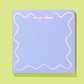Don't Forget Purple Bow Notepad