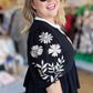 Dream Big Plus-Size Embroidered Peplum Blouse