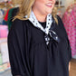 Dusk to Dark Plus-Size Black Top