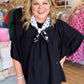Dusk to Dark Plus-Size Black Top