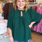 Dusk to Dark Plus-Size Green Top