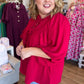 Dusk to Dark Plus-Size Red Top