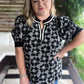 Edge of Elegance Plus-Size Embroidered Floral Top