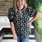 Edge of Elegance Plus-Size Embroidered Floral Top