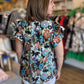 Embrace the Magic Cinnamon Floral Top