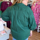 Emerald Heirloom Plus-Size Button Down Top