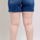 Plus-Size Judy Blue High Rise Stretchy Medium Wash Short
