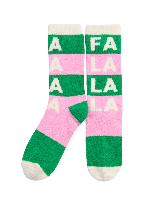 Fa La La Christmas Socks