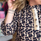 Fall Fierce Plus-Size Leopard Dress With Contrast Trim