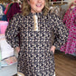Fall Fierce Plus-Size Leopard Dress With Contrast Trim