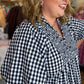 Farmhouse Check Curvy Black Gingham Midi Dress