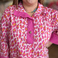 Fierce & Flirty Curvy Pink Leopard Top