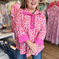 Fierce & Flirty Curvy Pink Leopard Top