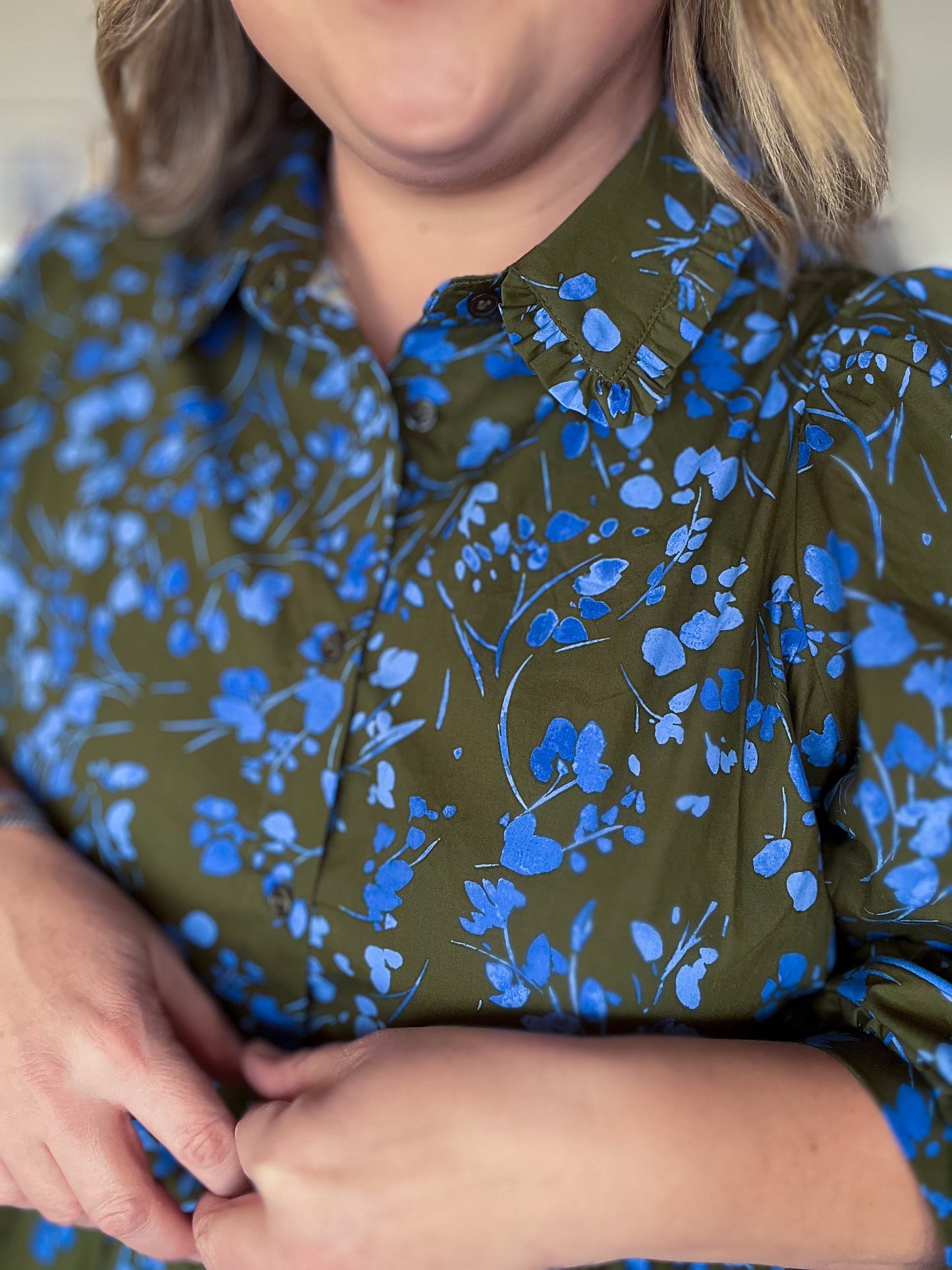 Flourish Forever Plus-Size Mini Dress