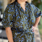Flourish in Fall Plus-Size Floral Midi Dress