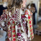 Garden Party Plus-Size Peasant Top