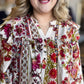 Garden Party Plus-Size Peasant Top