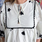 "Give Me Sunshine" Curvy Black & White Stencil Dress