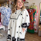 "Give Me Sunshine" Curvy Black & White Stencil Dress