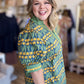 Golden Hour Curvy Green Tulip Top