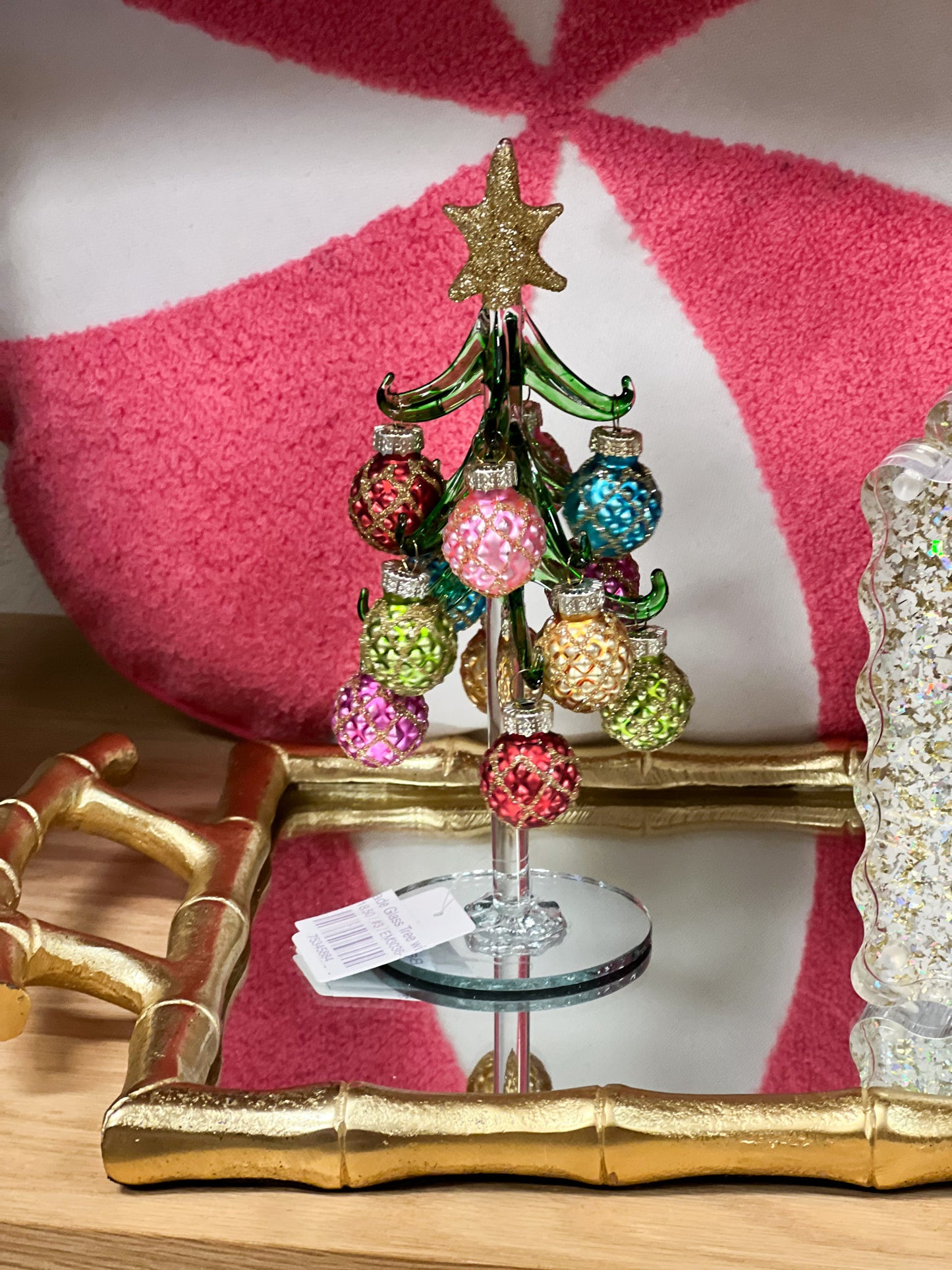 Handmade Glass Tree with Balls