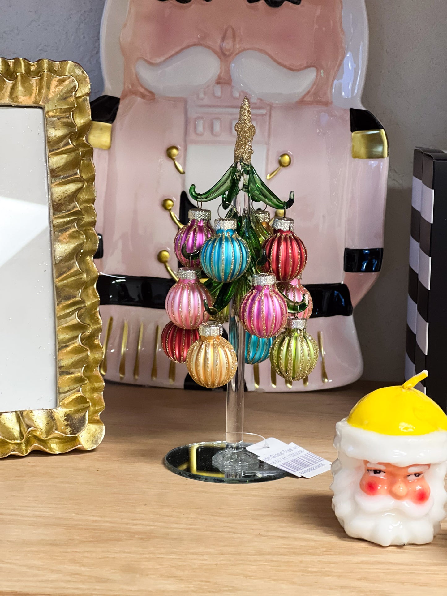 Handmade Glass Tree with Balls