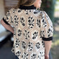 Happy Honeybee Curvy Embroidered Top