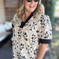 Happy Honeybee Curvy Embroidered Top