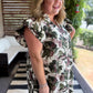 Harvest Hues Curvy Floral Midi Dress