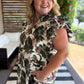 Harvest Hues Curvy Floral Midi Dress