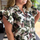 Harvest Hues Curvy Floral Midi Dress