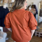 Hey there, Stud Curvy Copper Studded Shirt