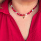 Hidden Treasure Red Gemstone Necklace