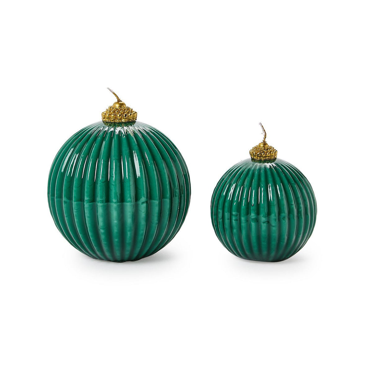 High-Gloss Ornament Ball Candles