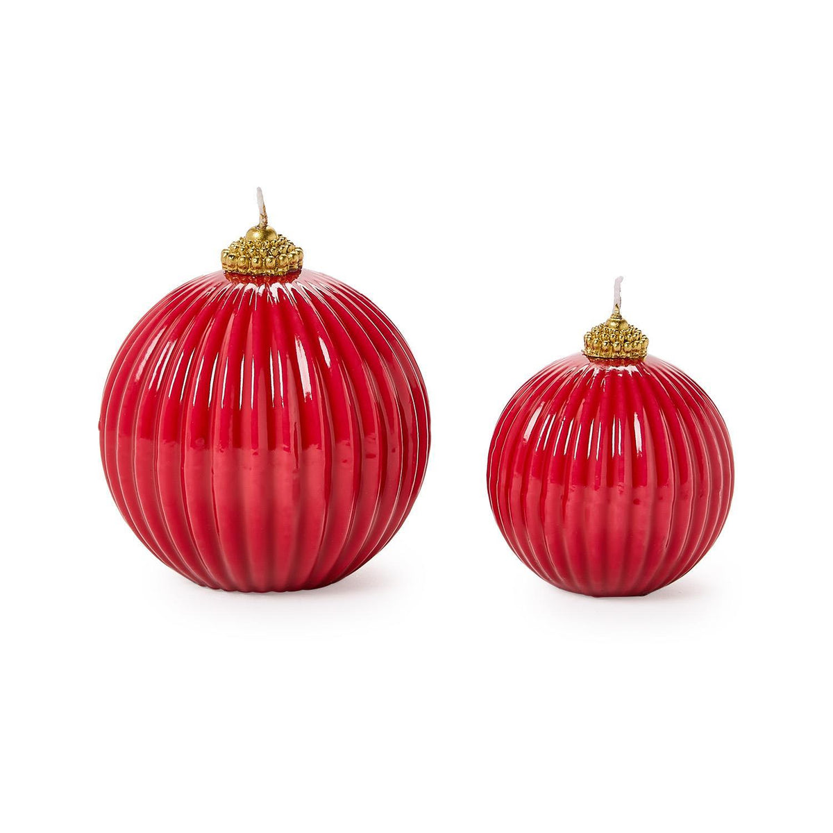 High-Gloss Ornament Ball Candles