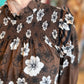 Hot Cocoa Crush Curvy Floral Smocked Top