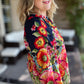 In Fall Bloom Plus-Size Floral Top