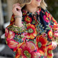 In Fall Bloom Plus-Size Floral Top