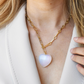 Iridescent Heart Necklace