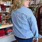 It's a Rhinestone World Light Denim Jewel Jacket
