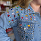 It's a Rhinestone World Light Denim Jewel Jacket