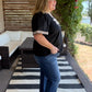 Judy Blue Mid Rise Billie Boyfriend Dark Wash Jeans