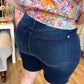 Judy Blue Plus-Size Dark Wash Shorts
